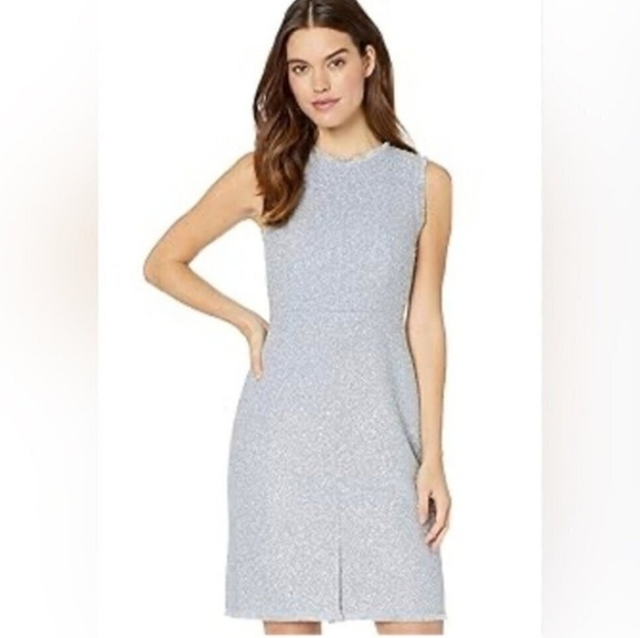 kate spade Dresses & Skirts - Kate Spade NEW YORK TINSEL TWEED DRESS Size 8 IN MOONGLOW NWOT MSRP $398